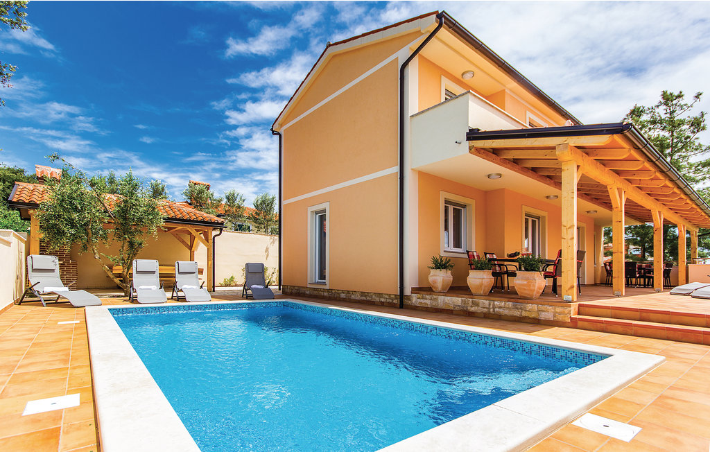 Villa exterior and pool